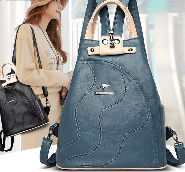 2023 Ladies Designer Leather Backpack