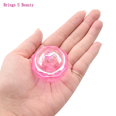 Octagon Pink Crystal Glass