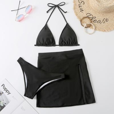 Sexy Bandage 3-Piece Swimsuit Set