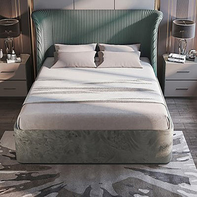 New Luxury Italian Style Leather Bed