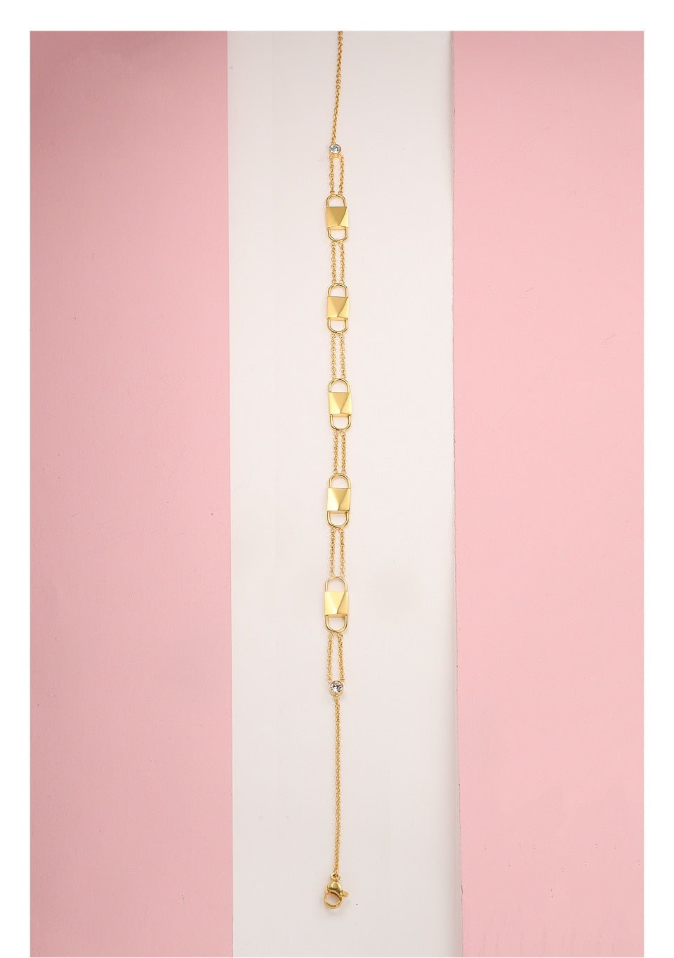Crystal Choker Necklace Gold