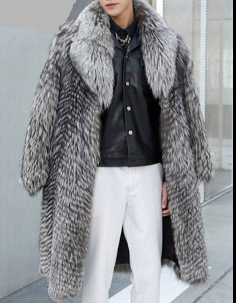 New Arrival* Men's Mink Faux Fur Winter Coat