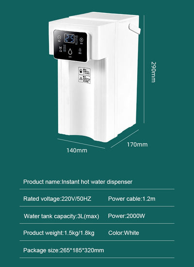 Electric Hot Water Kettle Boiler Instant Hot Water Dispenser
