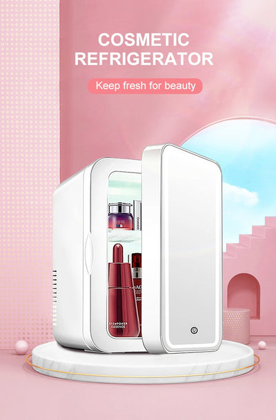 4L Mini Refrigerator Makeup Fridge for Home & Car