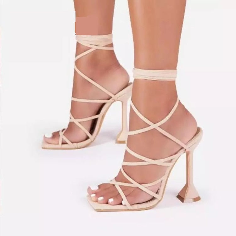 2023 Sexy Lace Up Women Sandals