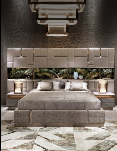 Modern Style Luxury Bed HQ-Villa Leather