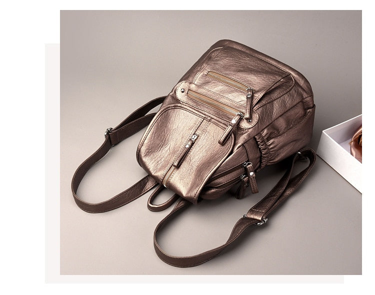 Women's High Quality Vintage Leather Backpacks