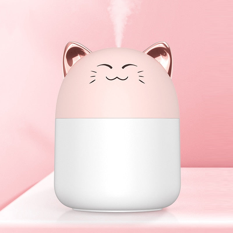 New Mini Aroma Humidifier with Colorful Atmospheric Light