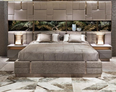 Modern Style Luxury Bed HQ-Villa Leather