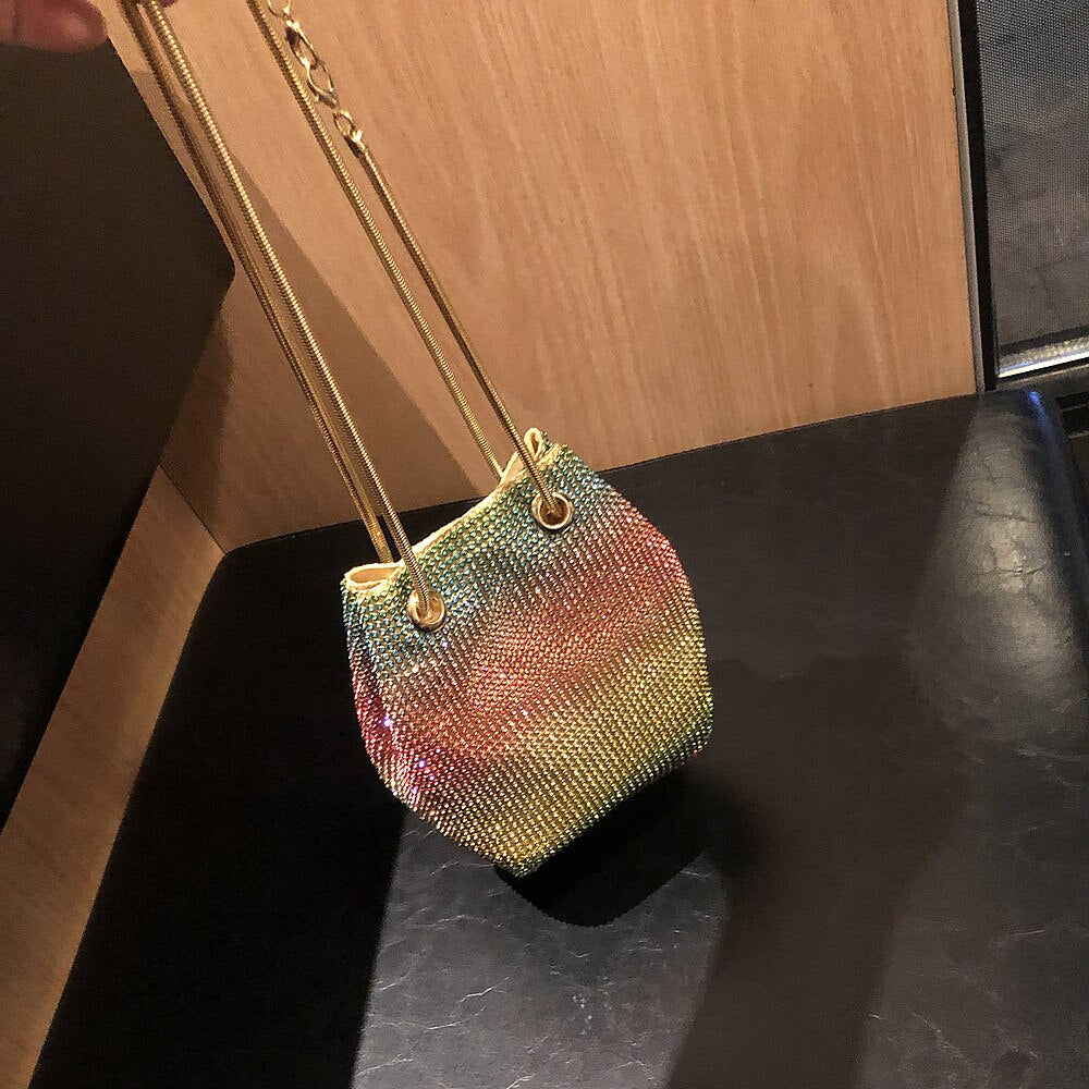 Changing Color Rainbow Diamond Bag