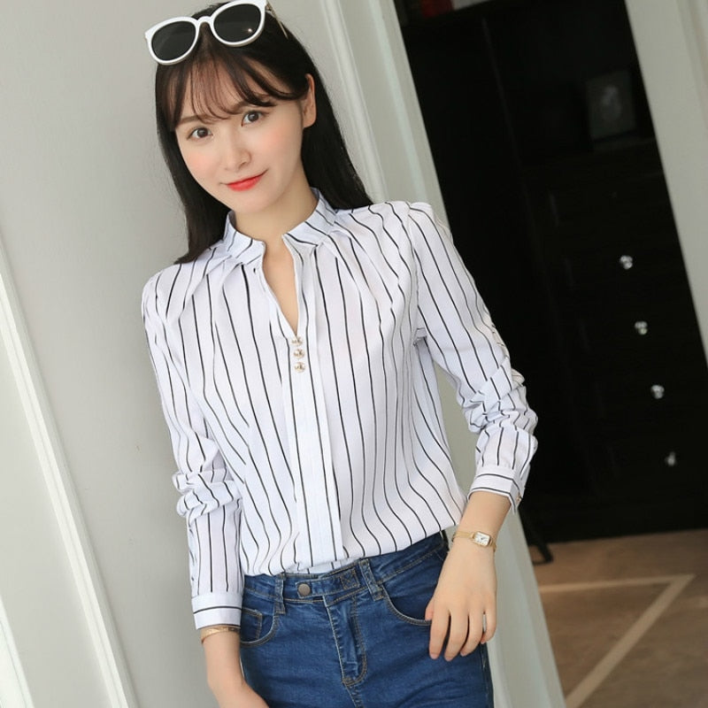 Casual Long Sleeve Blouse