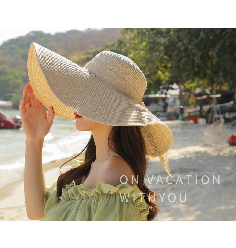 Handmade Bow Sun Hats