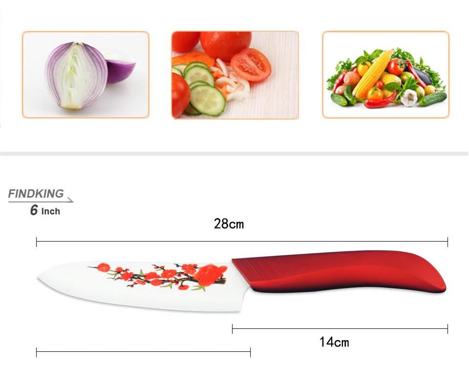 Kitchen Ceramic Fruit Knife Set