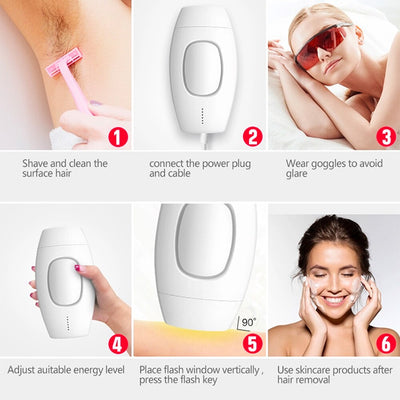Portable Permanent Hair Remover - GiGezz