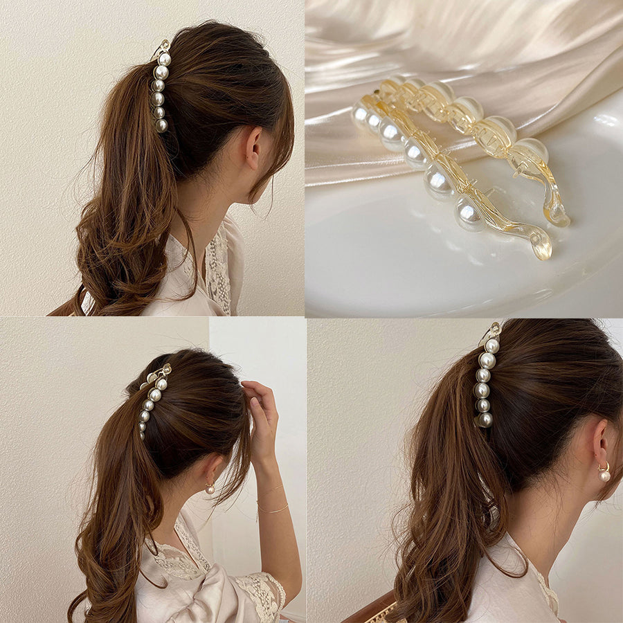 Big Banana Pearls Hair Pins