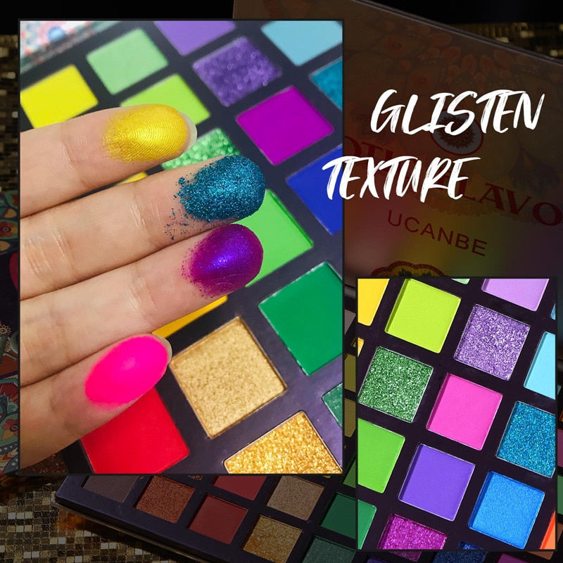 48 Colors Exotic Flavors Eyeshadow Palette - GiGezz