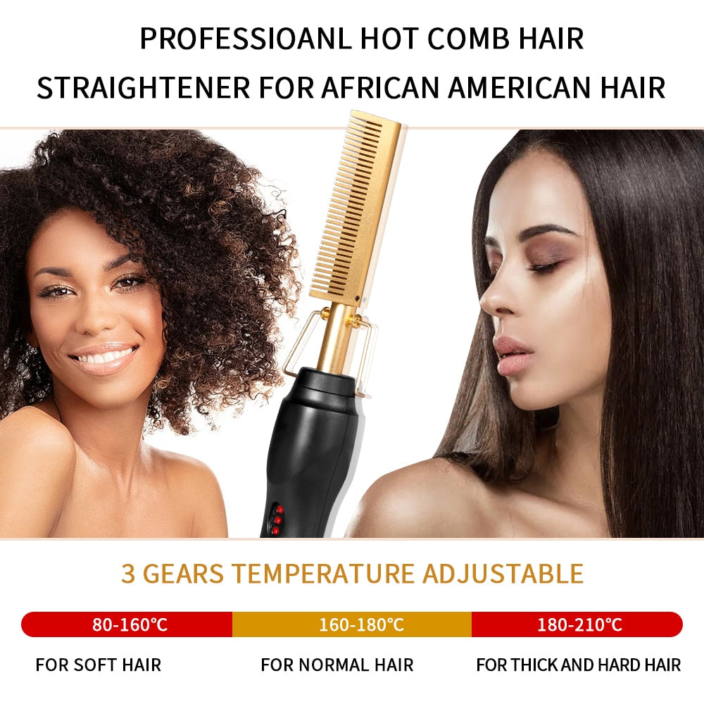 3 In 1 Electric Hot Comb - GiGezz